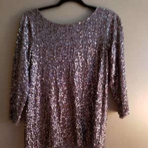 Sequence evening blouse